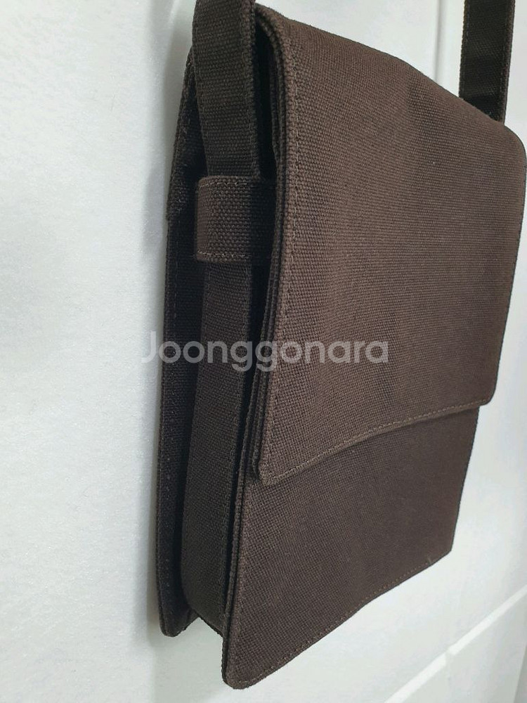 스튜디오톰보이 브라운 패브릭 미니 크로스백--3