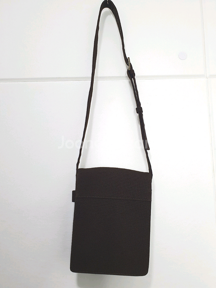 스튜디오톰보이 브라운 패브릭 미니 크로스백--4