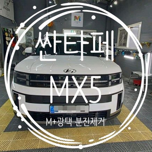 싼타페 엠플러스광택