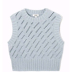 코스 COS 포인텔 니트 베스트 사이즈 EUR M