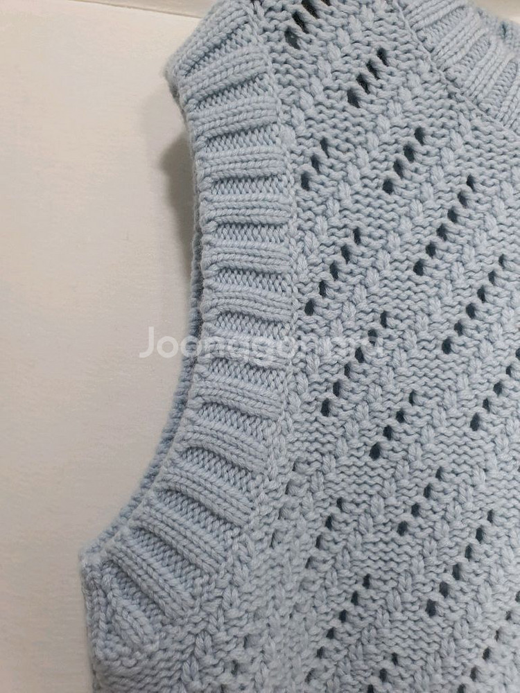 코스 COS 포인텔 니트 베스트 사이즈 EUR M--5