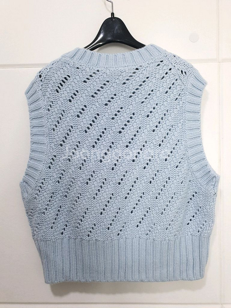 코스 COS 포인텔 니트 베스트 사이즈 EUR M--7