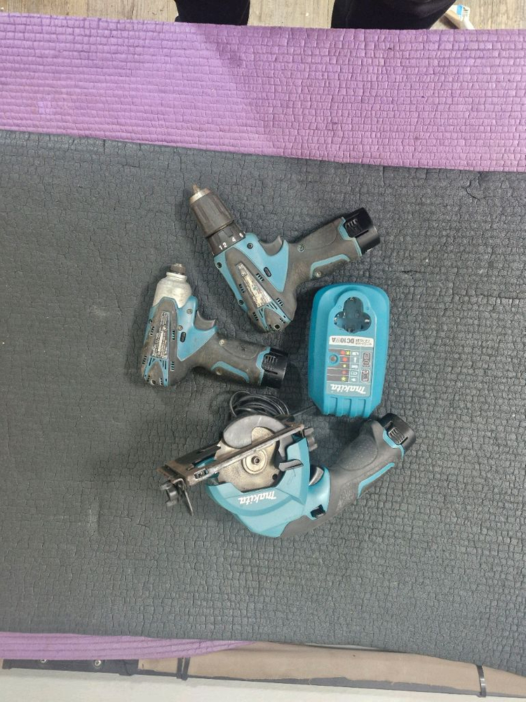 전공공구 마끼다10.8V 임팩 드릴 컷오프절단기 3종세트--7