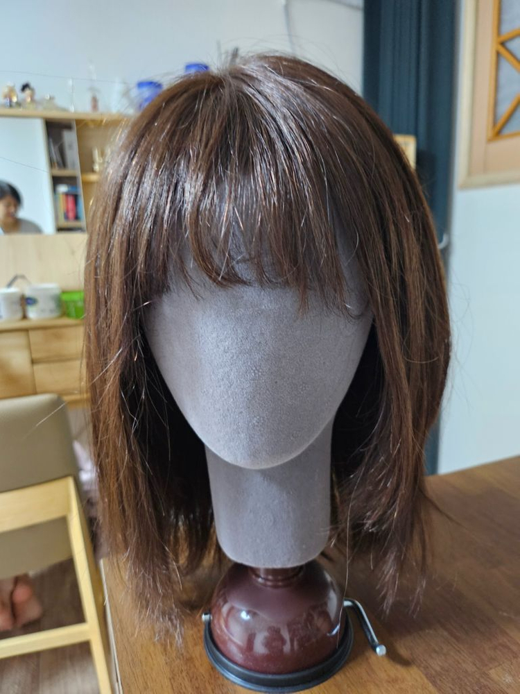 박승철위그스투디오100%인모통가발+기타 부속품+5분착용 이미지