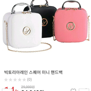 빅토리아 레인 스퀘어 미니백 블랙