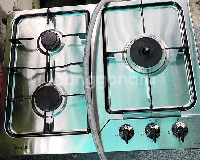 린나이 3구 가스레인지--0