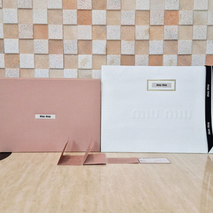 [정품]미우미우 쇼핑백+박스+리본+보증서+북렛 풀 구성품 ,미우미우 슈즈,미우미우 가방,미우미우 박스,미우미우