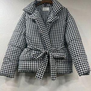 구즈) 하운드체크 오리털패딩