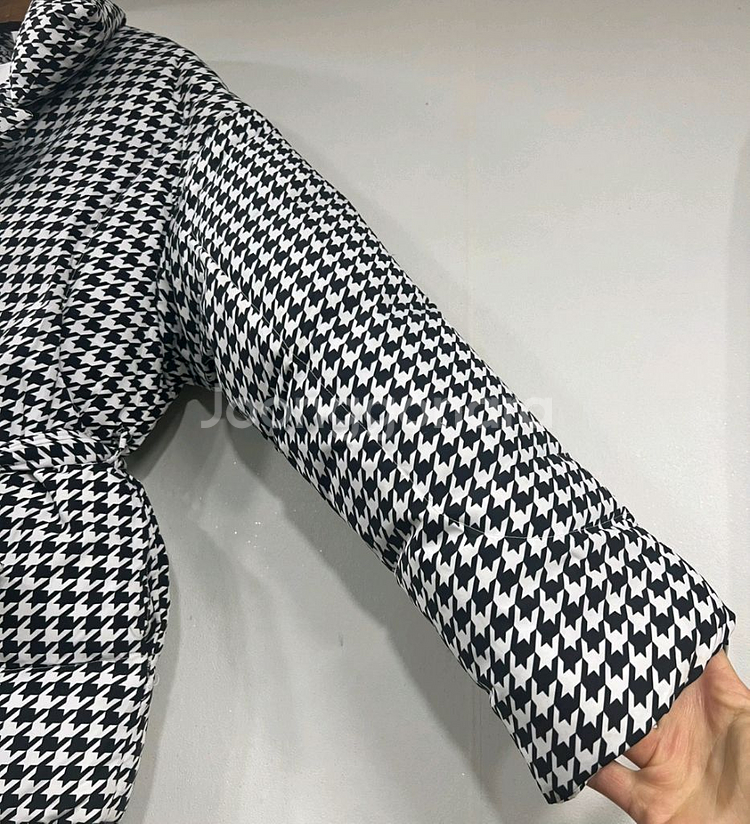 구즈) 하운드체크 오리털패딩--3