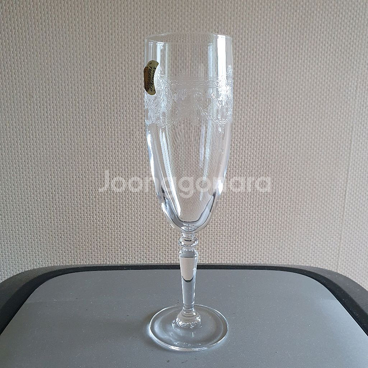 크리스탈 다르크 Cristal darques france 빈티지 샴페인 잔--0