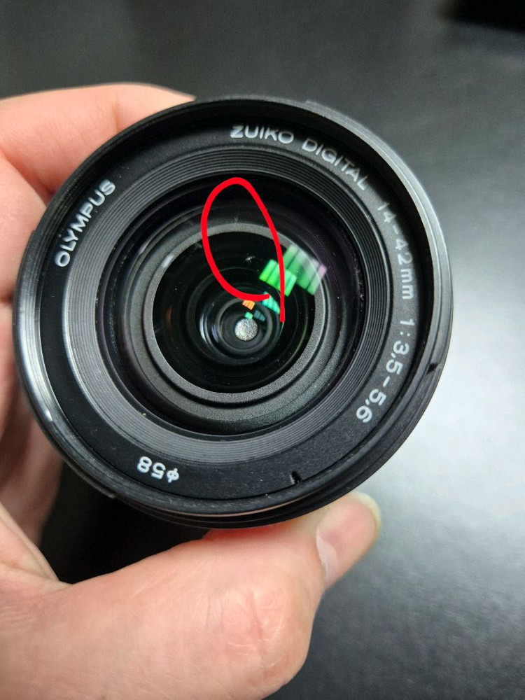 올림푸스 포서드 14-42mm 1:3.5-5.6 렌즈--2