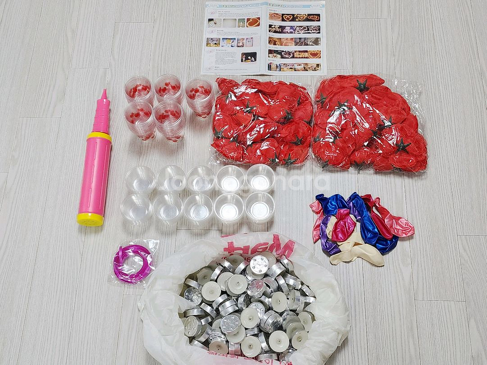 프로포즈, 결혼 기념일 이벤트 용품 세트--0