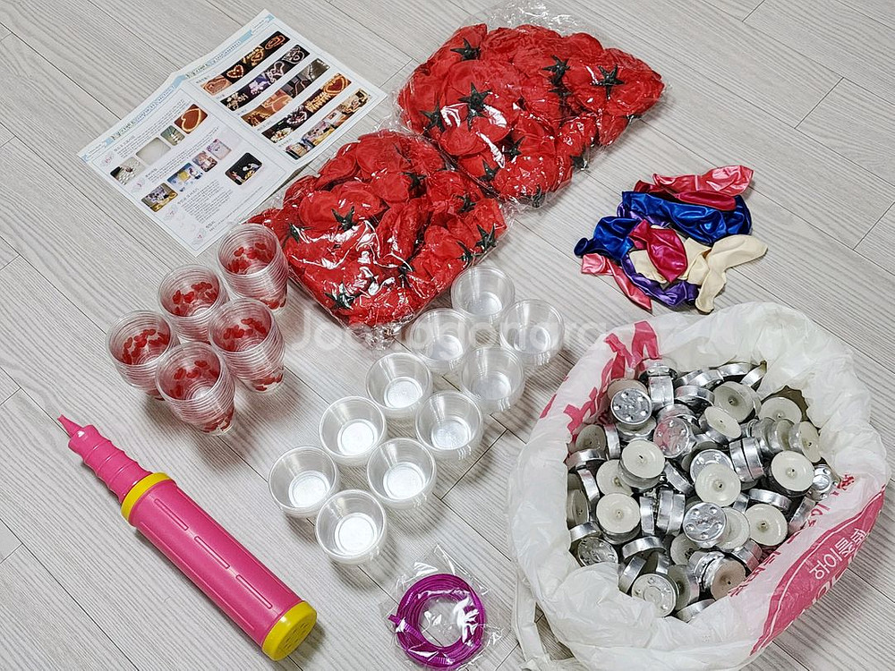 프로포즈, 결혼 기념일 이벤트 용품 세트--1