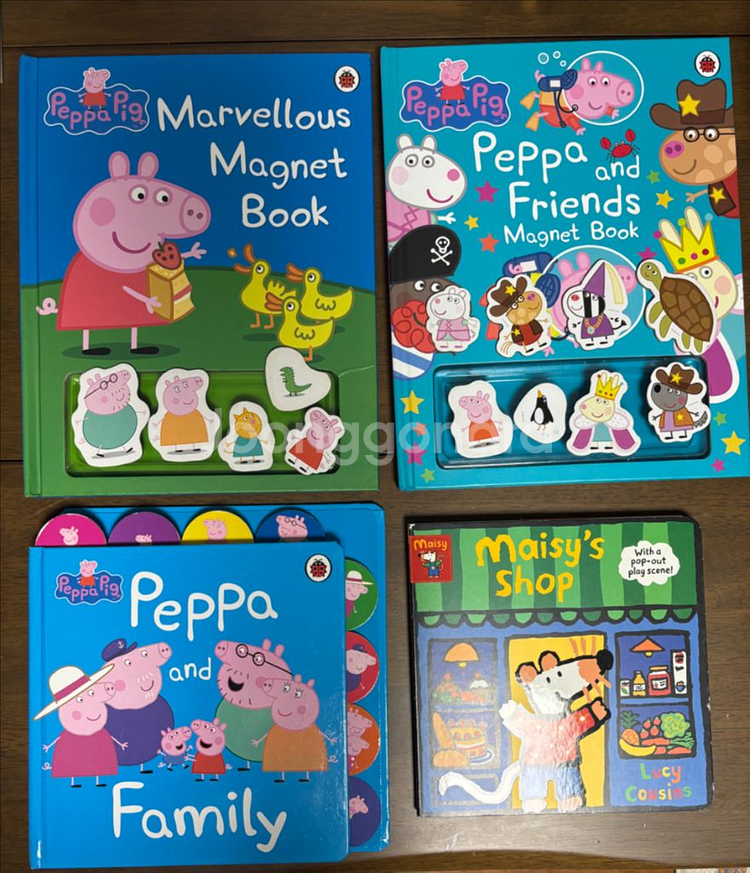 페파피그 메이지 영어보드북 4권 세트--0