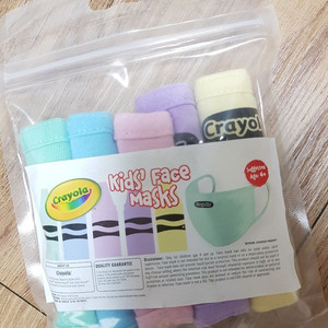 새상품 크레욜라 유아 면마스크 5장