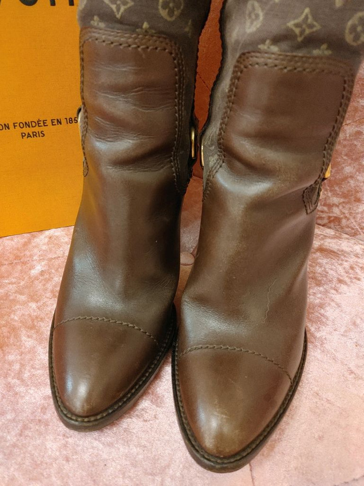정품- 루이비통 롱부츠--3