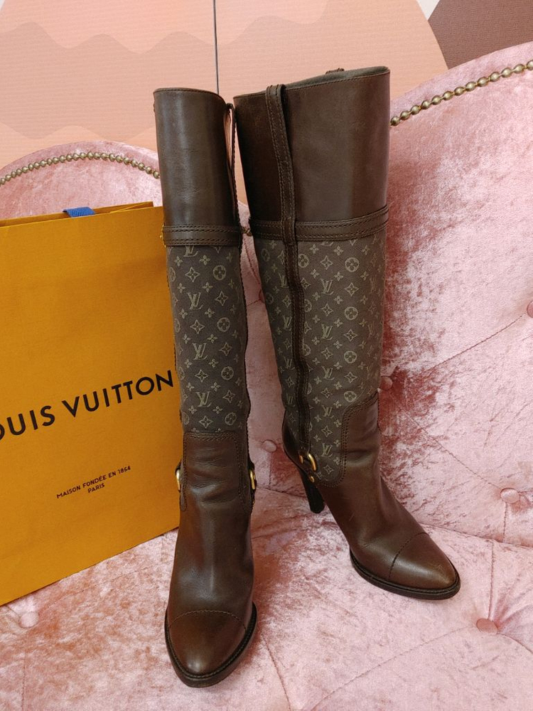 정품- 루이비통 롱부츠--4