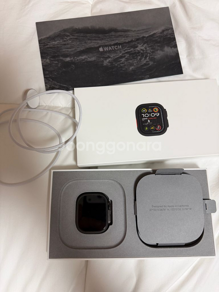 애플워치 울트라2 49mm 셀룰러 블랙티타늄--0