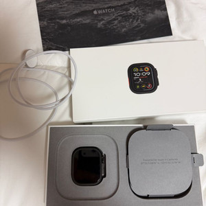 애플워치 울트라2 49mm 셀룰러 블랙티타늄