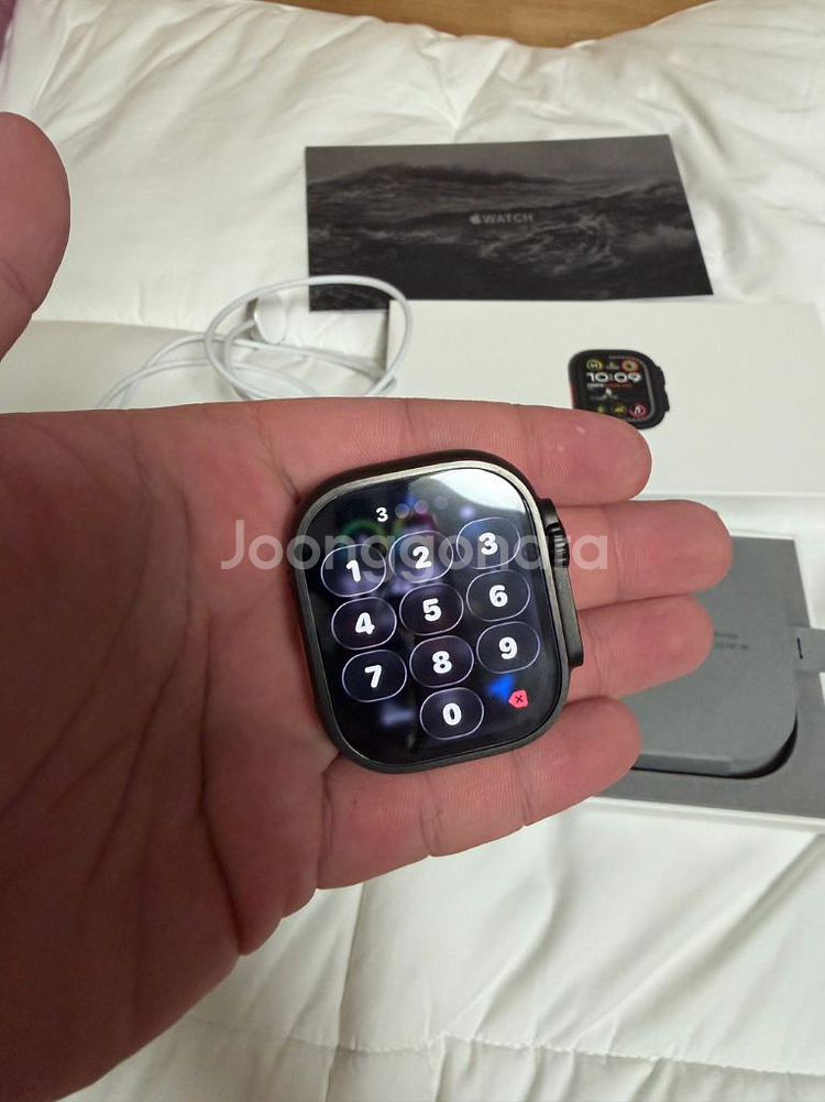 애플워치 울트라2 49mm 셀룰러 블랙티타늄--6