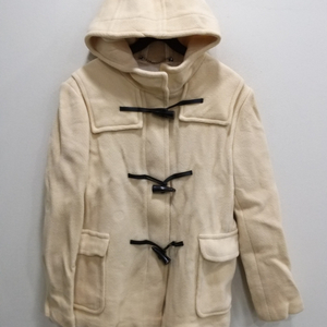 명품 여성 버버리 후드 모직 숏코트 (90)