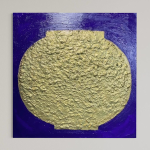 [황금빛 달항아리 S3호 원화 작품]