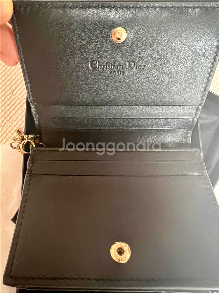 디올 레이디 까나쥬 미니 지갑--2