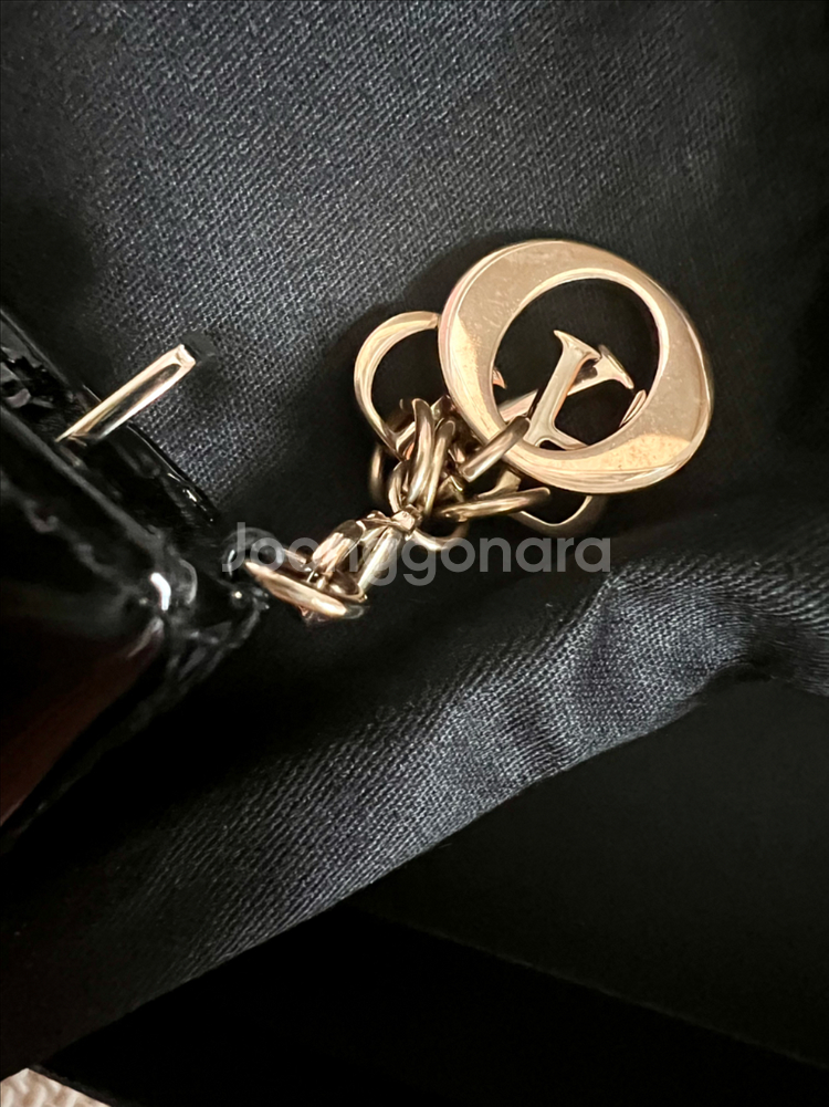 디올 레이디 까나쥬 미니 지갑--4