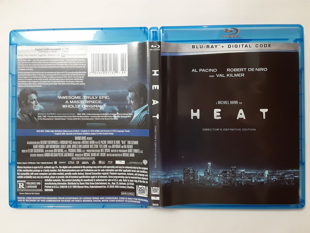 영화 HEAT+007 유어 아이즈 온리 블루레이--0