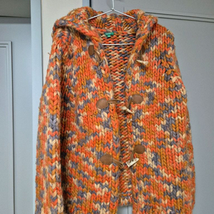 베네통 핸드메이드 니트 풀오버