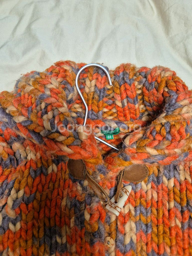 베네통 핸드메이드 니트 풀오버--2