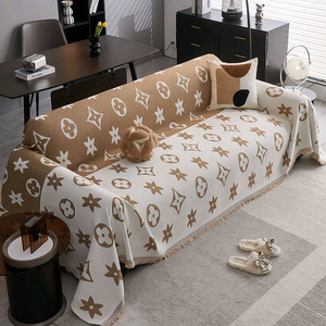 루이비통 패턴 소파 커버