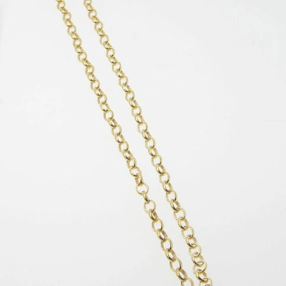 새 18K GF 56CM 22인치 둥근라운드 목걸이 이미지