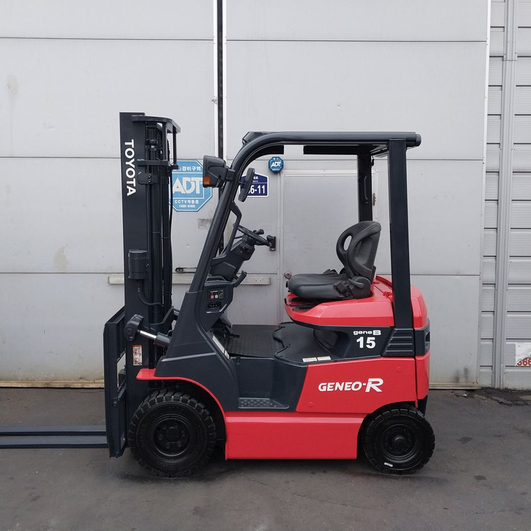 도요타 전동지게차 1.5톤 2단3500MM 사이드쉬프트 장착 2019년식 8FBH15--2