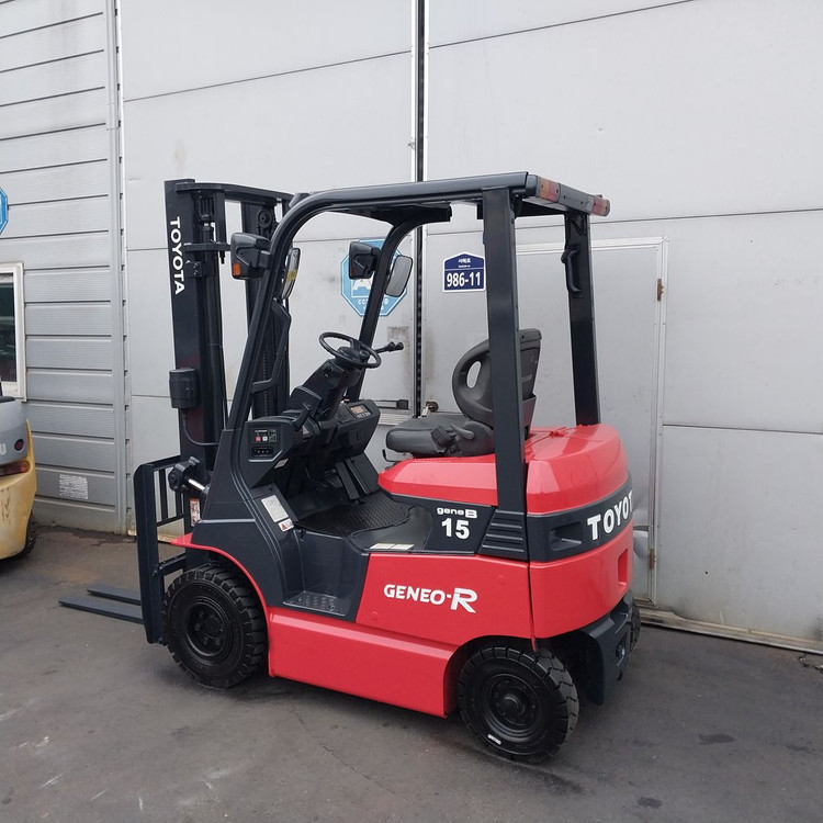 도요타 전동지게차 1.5톤 2단3500MM 사이드쉬프트 장착 2019년식 8FBH15--1