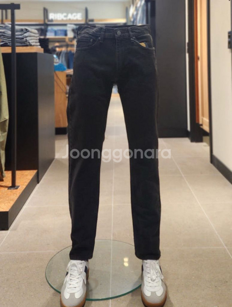 리바이스 505 스트레이트 레귤러 블랙진 (새상품)--0