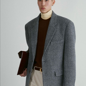 [L] 렉토 서스테이너블 울 블렌드 블레이저 자켓 코트 이미지