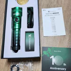 엘프 10주년 헤스티아 다이빙 라이트 그린 레이저 스쿠버 해루질