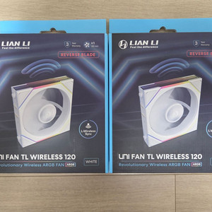 리안리 UNI FAN TL Wireless 120 리버스 1팩 2개