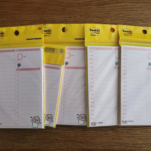 포스트잇 라이트 5개 세트