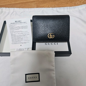구찌 마몬트 반지갑 블랙 정품입니다