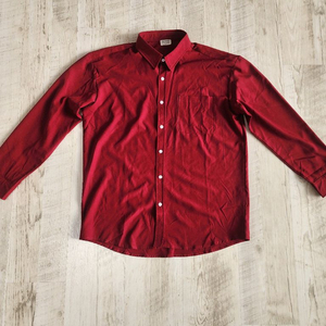 진머니 레드 셔츠 팜. 남성 빨간 셔츠 52(100~105사이즈) jean money