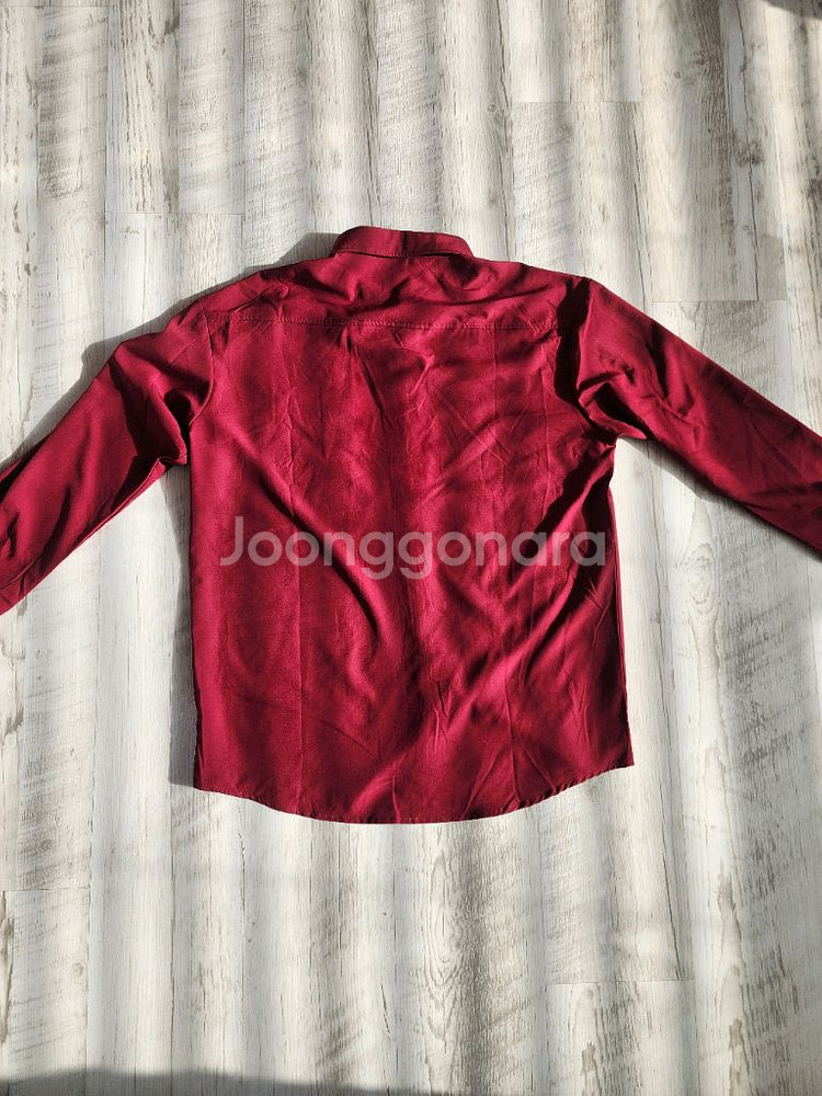 진머니 레드 셔츠 팜. 남성 빨간 셔츠 52(100~105사이즈) jean money--1