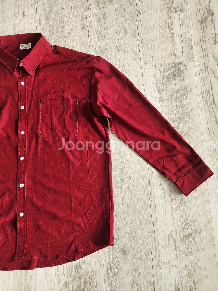 진머니 레드 셔츠 팜. 남성 빨간 셔츠 52(100~105사이즈) jean money--2