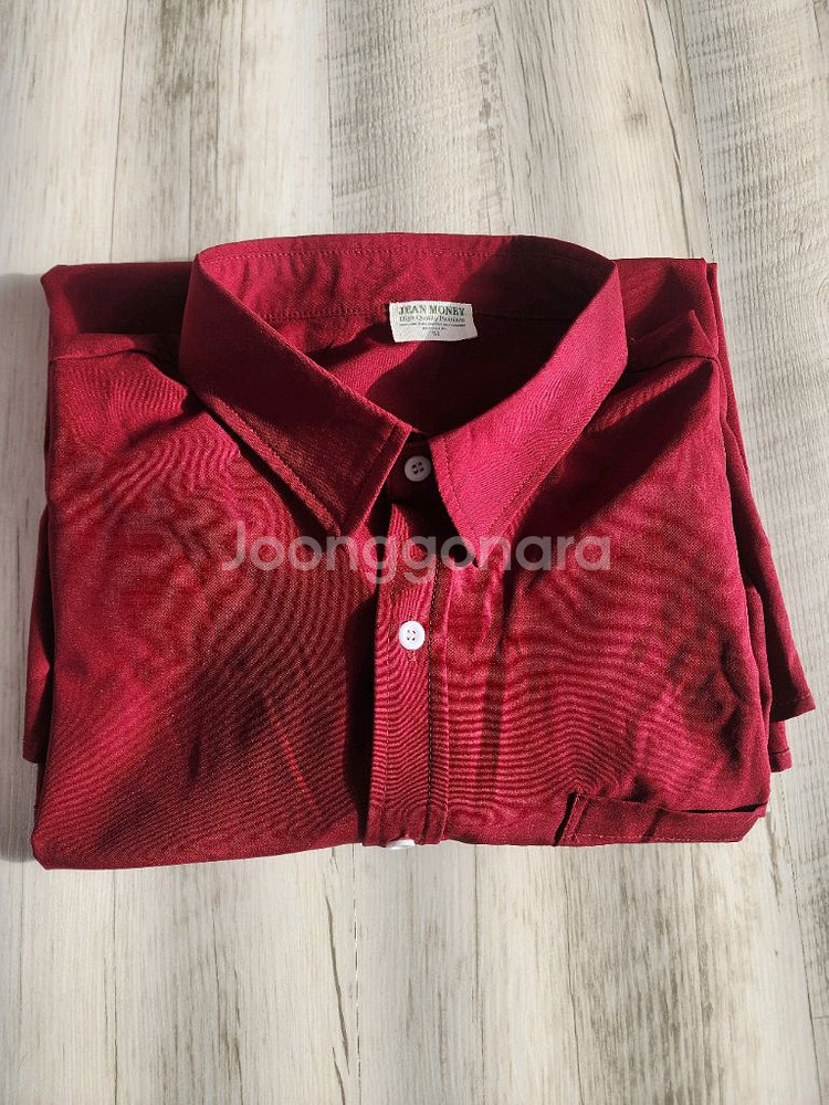 진머니 레드 셔츠 팜. 남성 빨간 셔츠 52(100~105사이즈) jean money--4