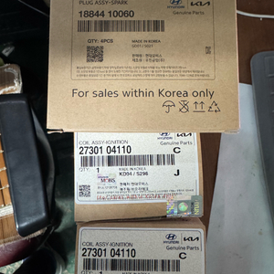 모닝ja,더뉴레이 점화코일 플러그 1대분 팝니다