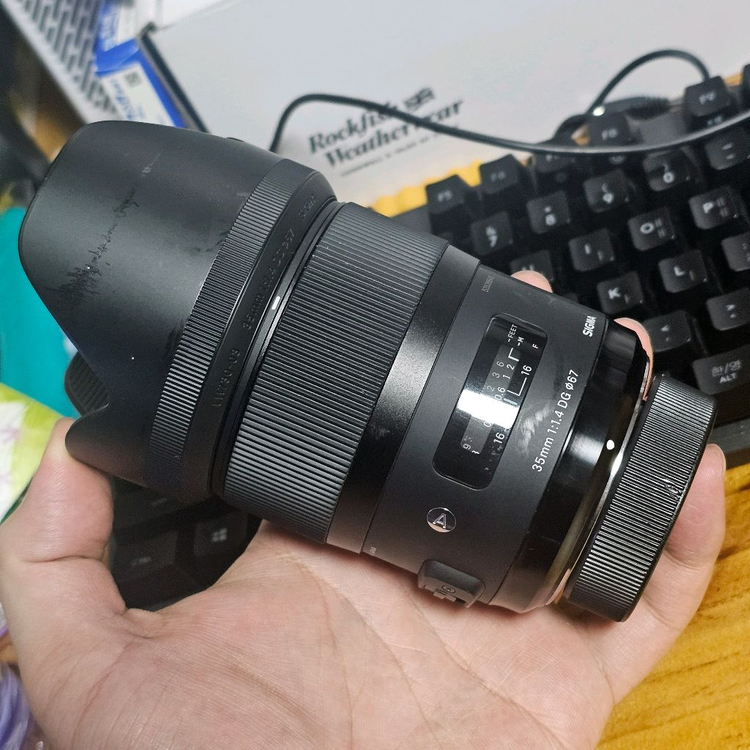 시그마 아트 35mmf1.4 단렌즈 니콘 이미지