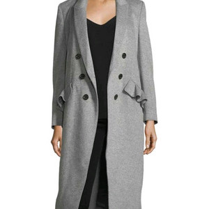 (새상품) 버버리 러플포켓 캐시미어/울혼방 롱코트