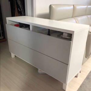 서울 이케아 베스토 라프비켄 TV장 4단 서랍장