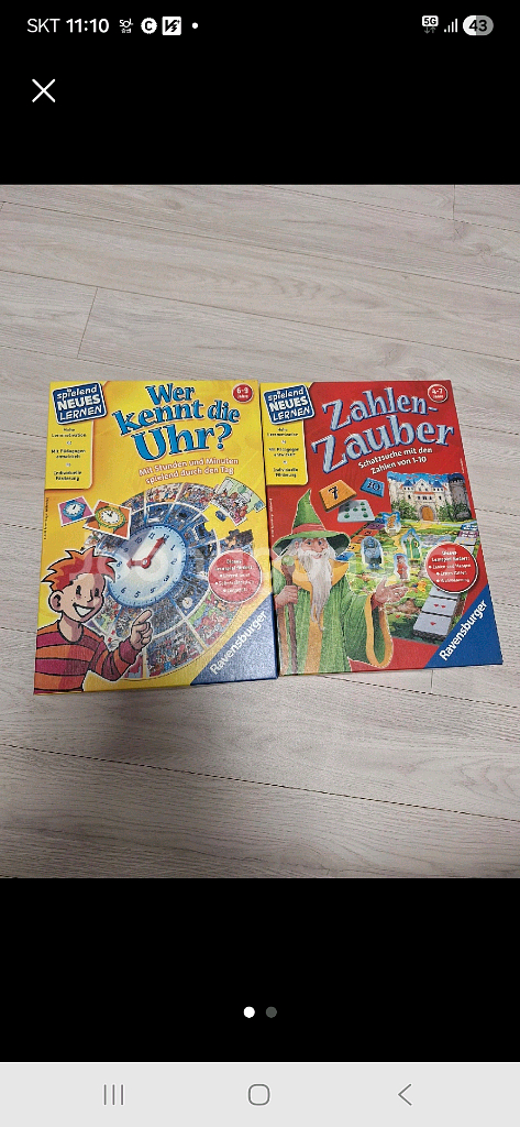 [무료배송]보드게임 2종 (숫자놀이. 시계놀이)/일괄/집콕놀이교구--0